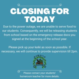 School is Closing Today